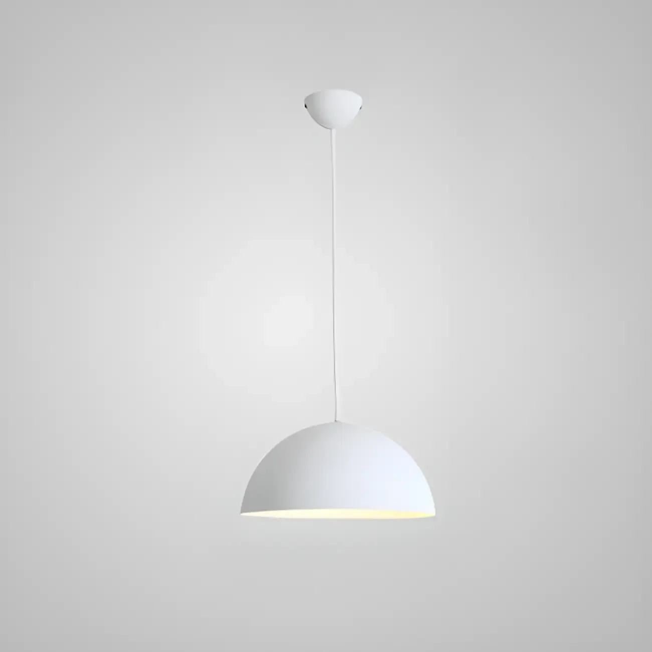 Industrial Black Aluminum Dome Pendant Lamp for Restaurant Image - 11