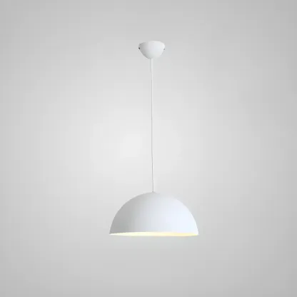 Industrial Black Aluminum Dome Pendant Lamp for Restaurant Image - 11