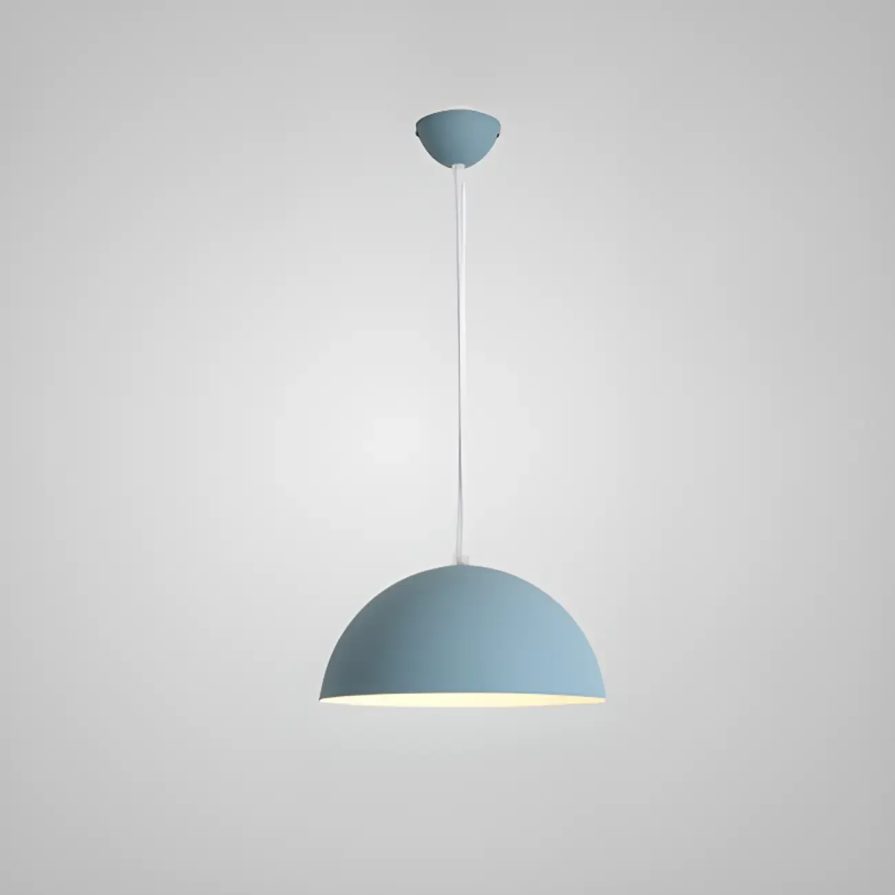 Industrial Black Aluminum Dome Pendant Lamp for Restaurant Image - 13