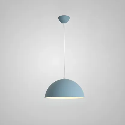 Industrial Black Aluminum Dome Pendant Lamp for Restaurant Image - 13