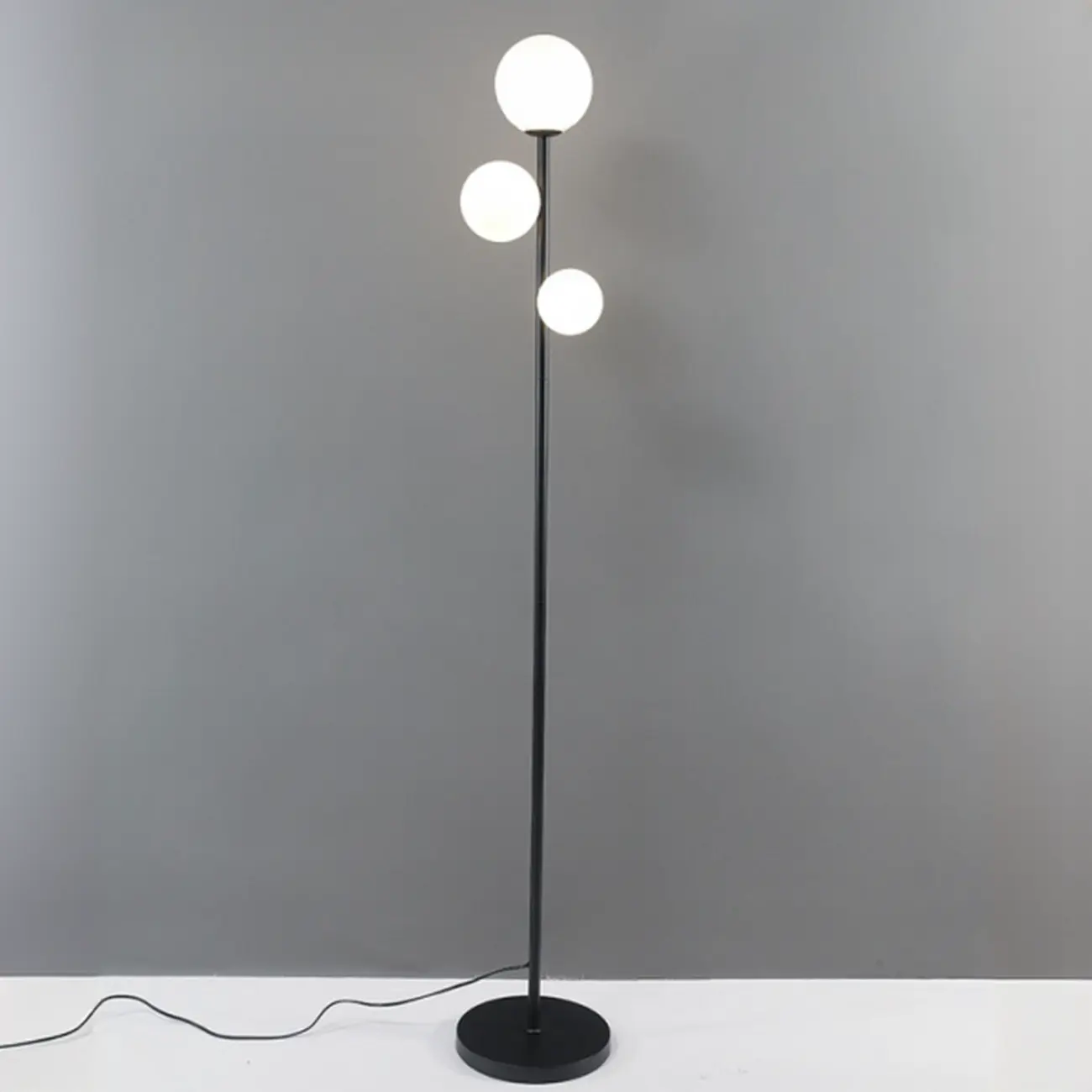 3-Light Modern Floor Lamps with Metal Base for Living Room Image - 9 | homeyfad