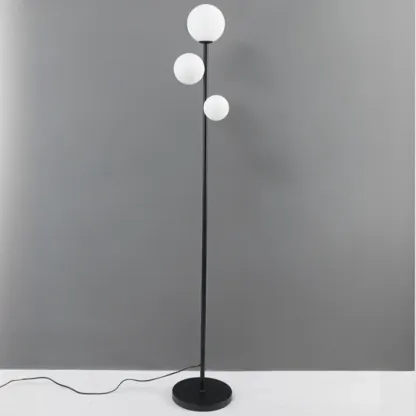 3-Light Modern Floor Lamps with Metal Base for Living Room Image - 10