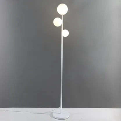 3-Light Modern Floor Lamps with Metal Base for Living Room Image - 11