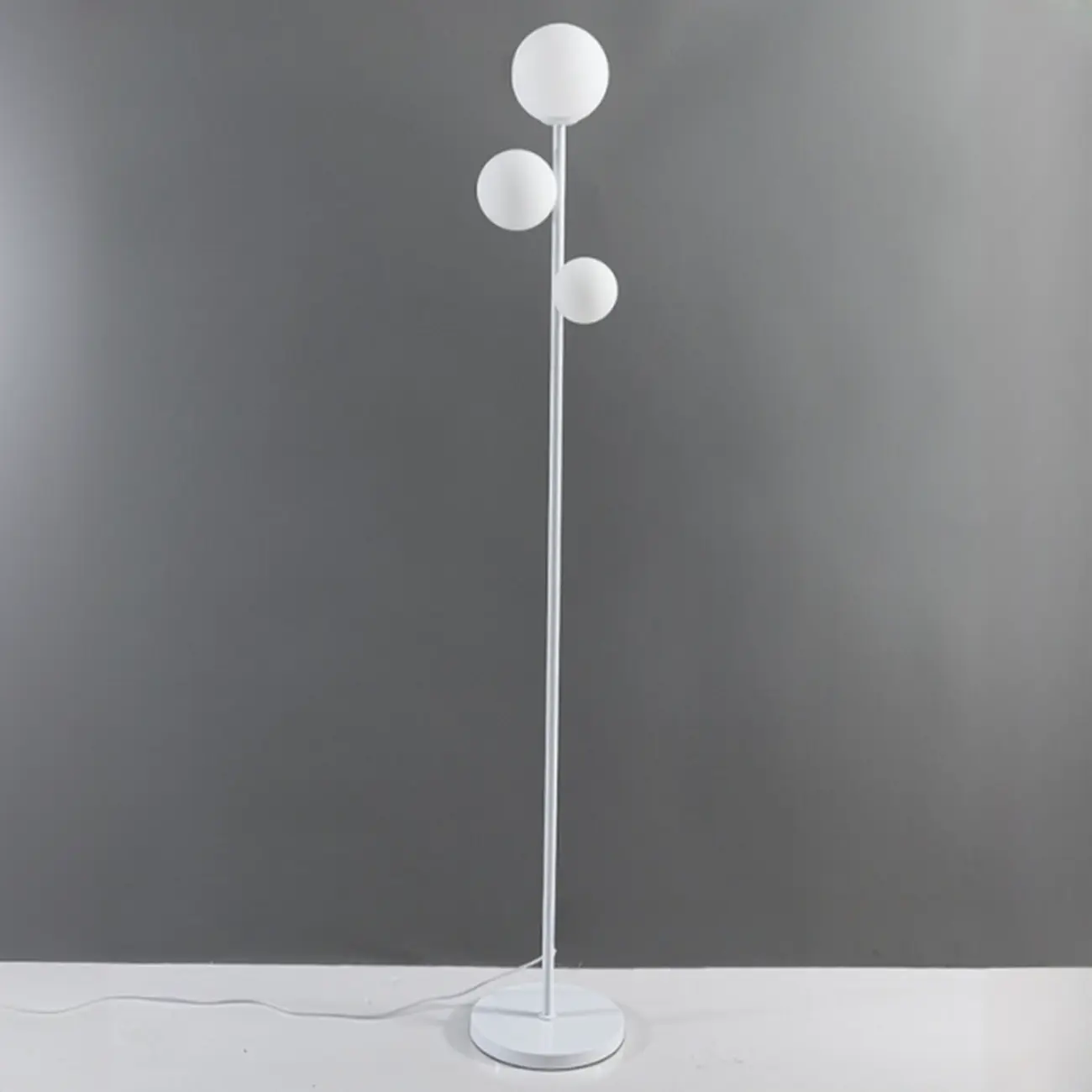 3-Light Modern Floor Lamps with Metal Base for Living Room Image - 12 | homeyfad