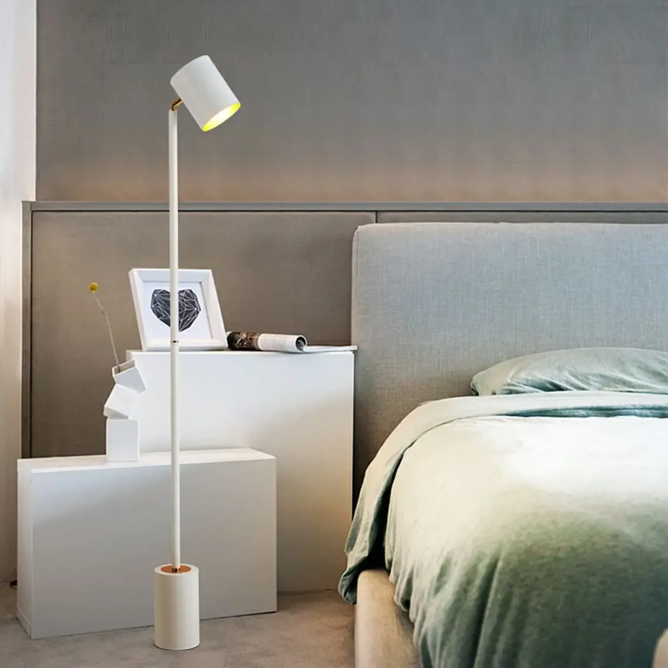 Modern Minimalist Iron LED Floor Lamp for Living Room Decor Image - 8