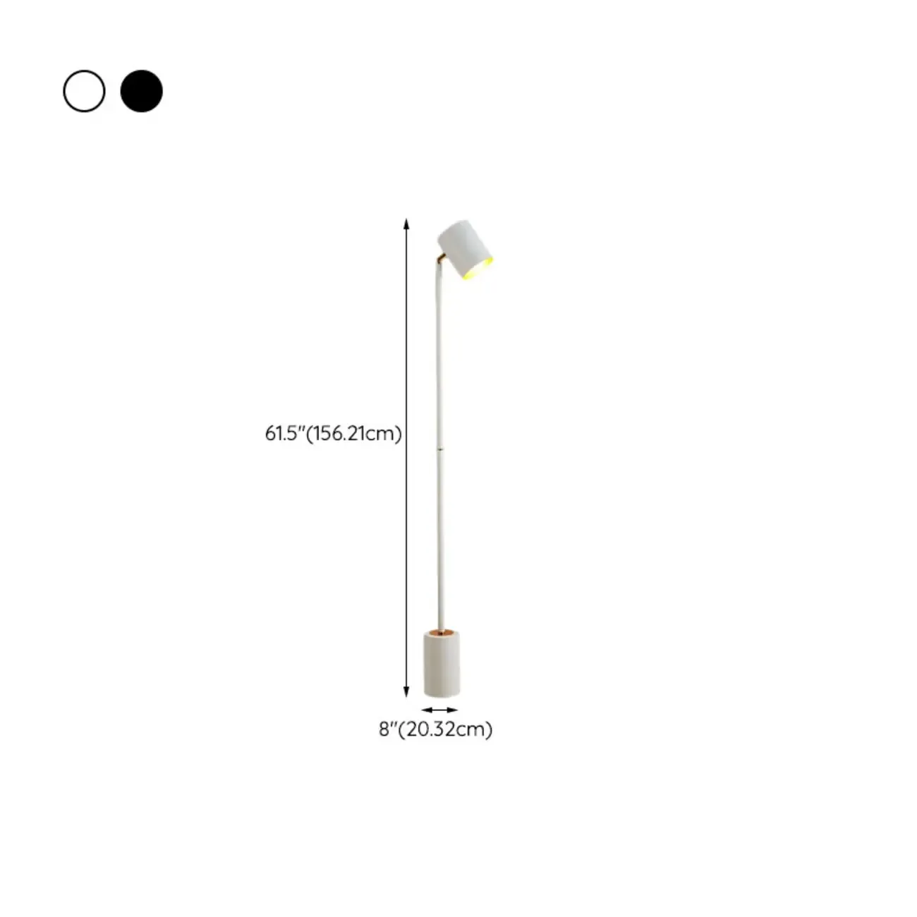Modern Minimalist Iron LED Floor Lamp for Living Room Decor #size