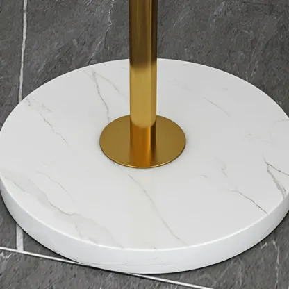 Arc Floor Lamp with Table and Adjustable Head for Living Room Image - 12