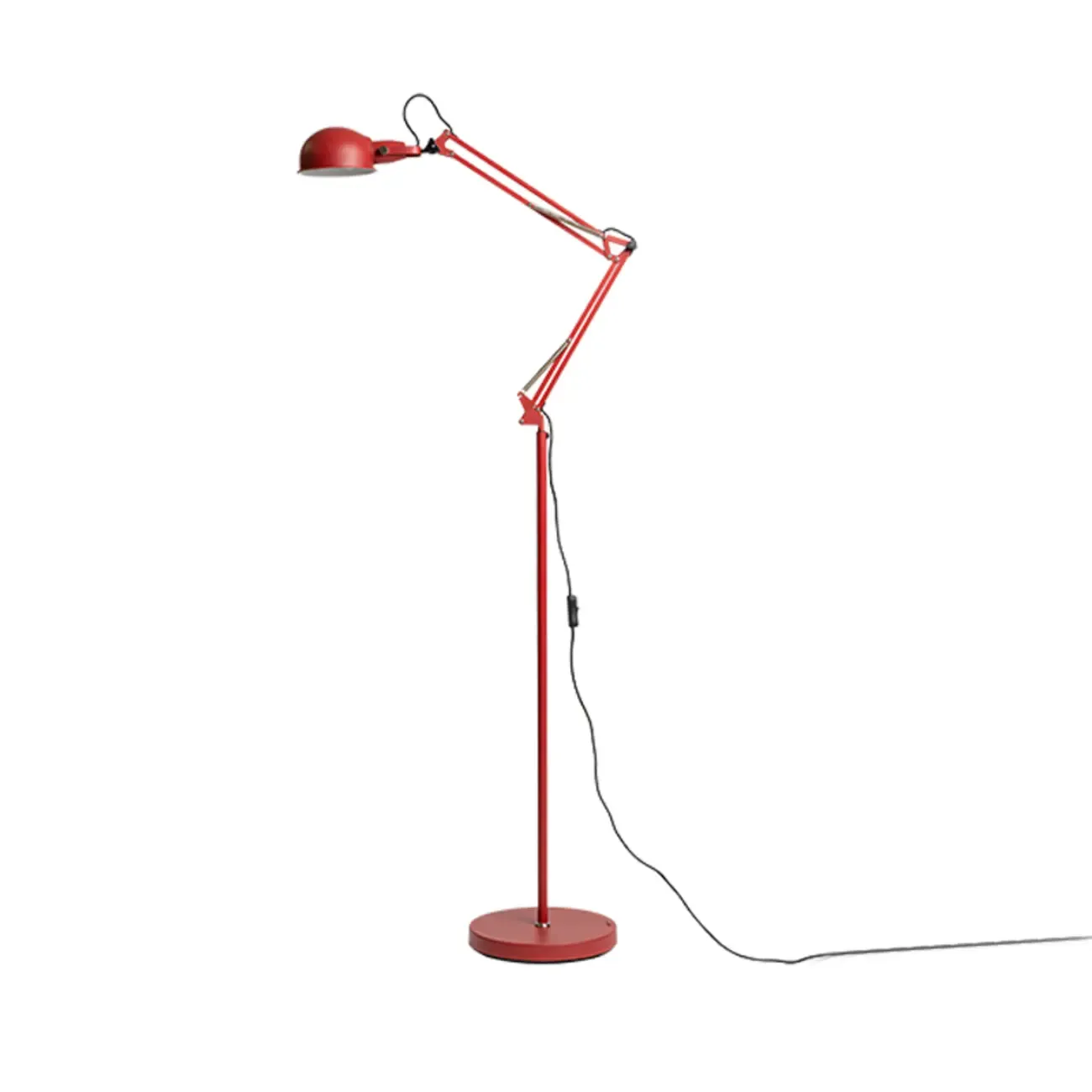Adjustable Task Floor Lamp with Swing Arm for Living Room Image - 5