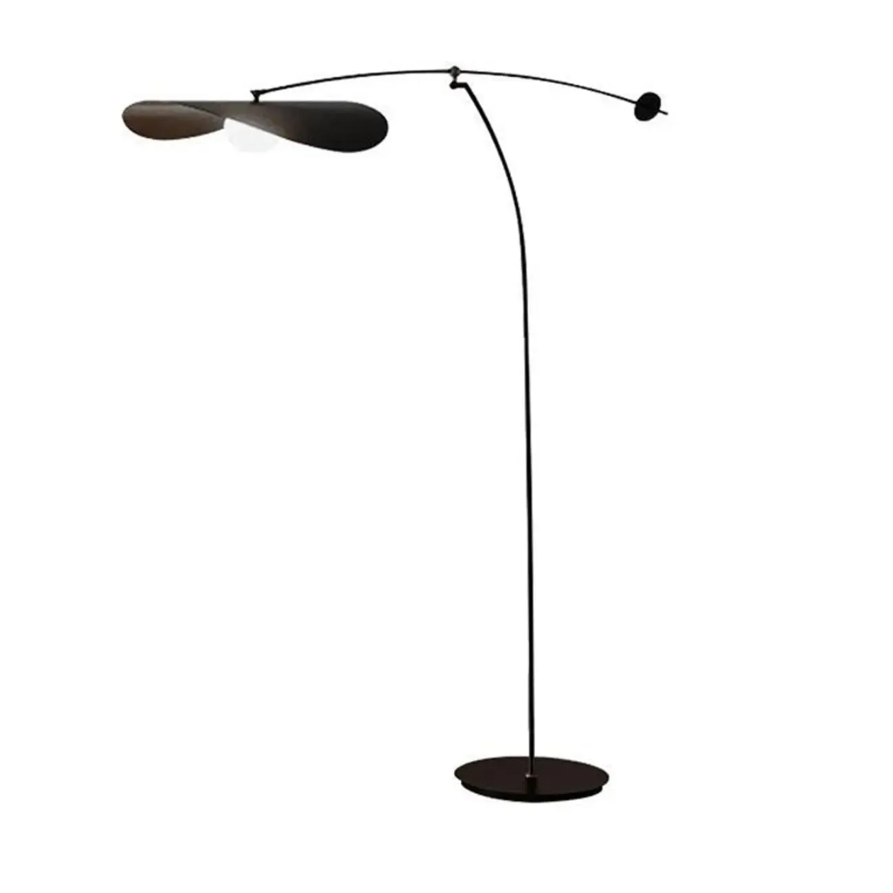 Modern LED Floor Lamp with Balance Arm for Living Room Image - 6