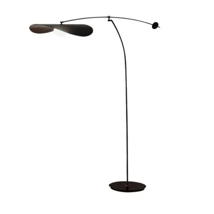 Modern LED Floor Lamp with Balance Arm for Living Room Image - 6
