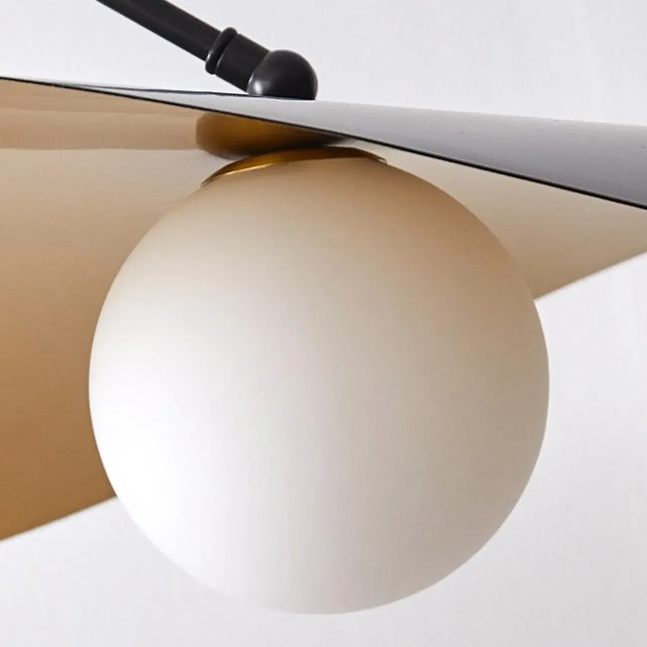 Modern LED Floor Lamp with Balance Arm for Living Room Image - 9