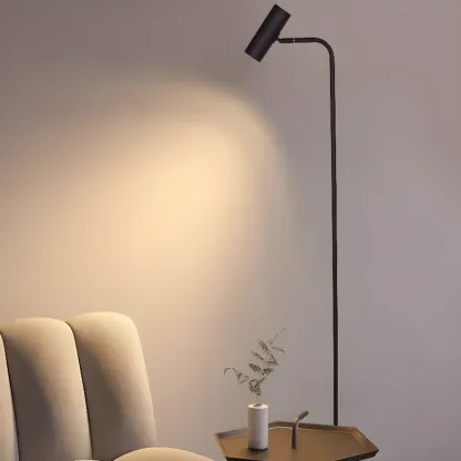 Modern Black Floor Lamp for Living Room Image - 4