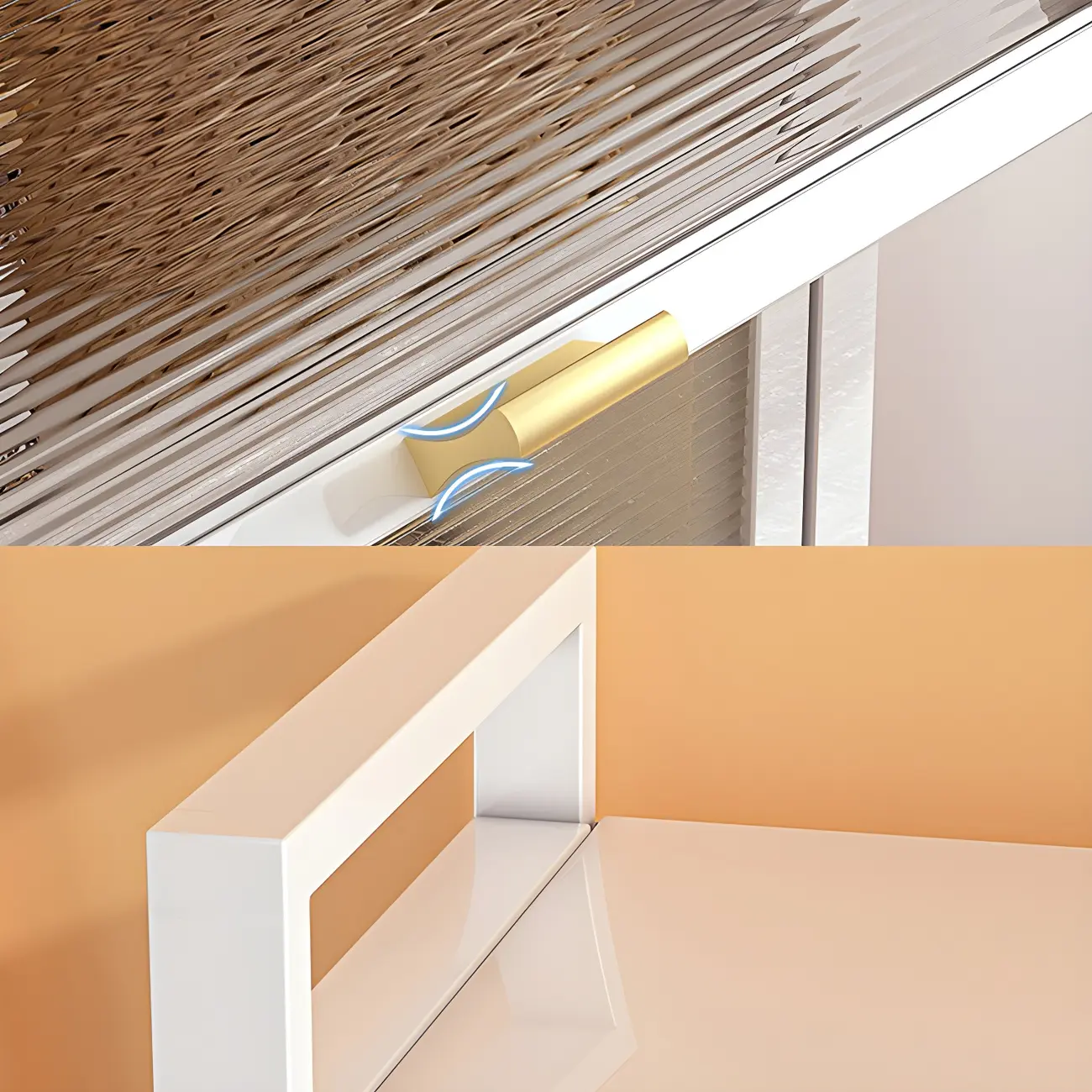 Elegant White Steel Display Cabinet with Shelves Image - 16 | homeyfad