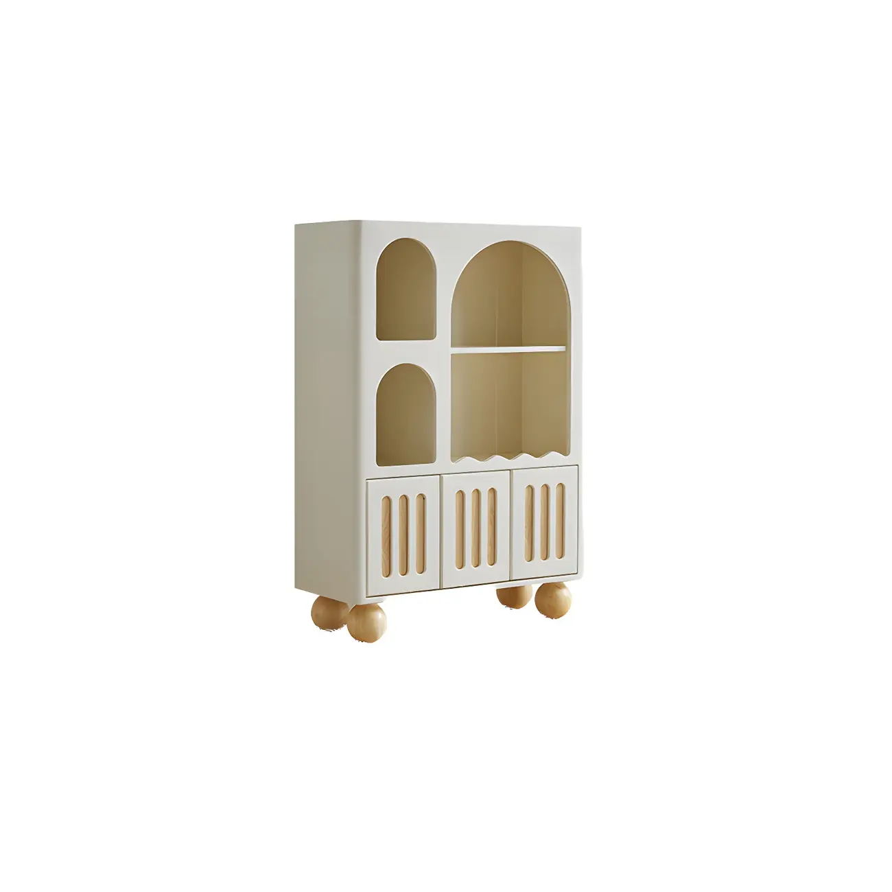 Elegant Wooden Display Cabinet with Drawers for Dining Room Image - 7 | homeyfad