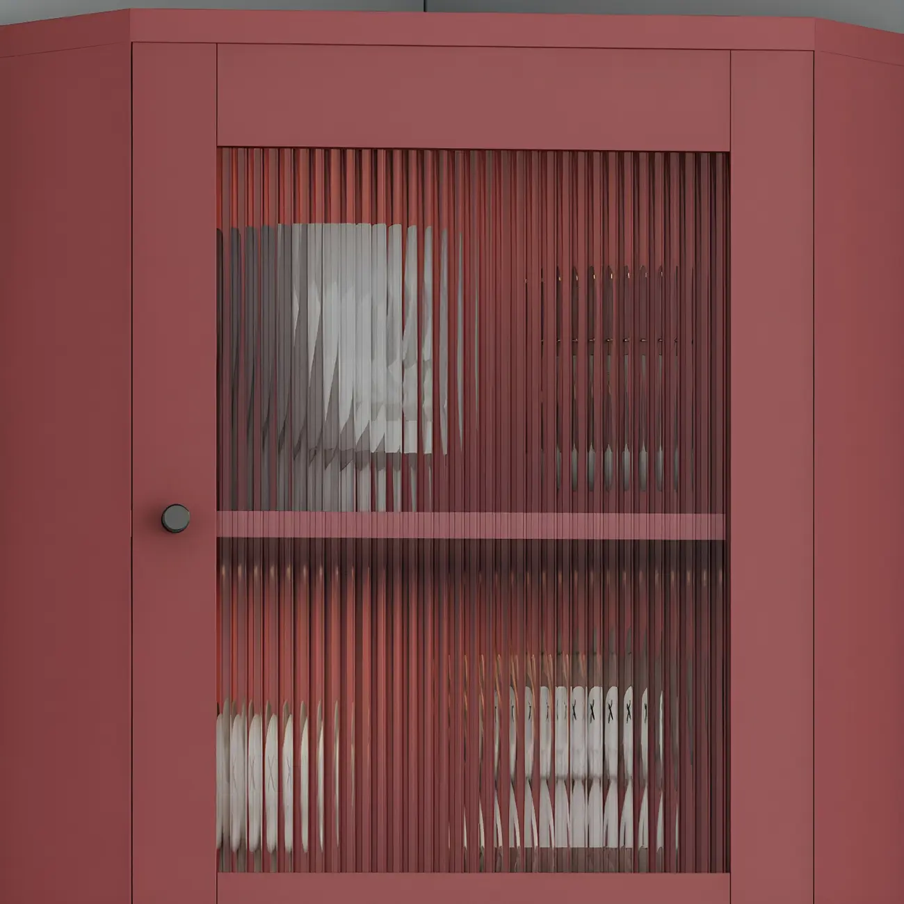 Modern Wooden Corner Display Cabinet with Glass Doors for Home Image - 14 | homeyfad