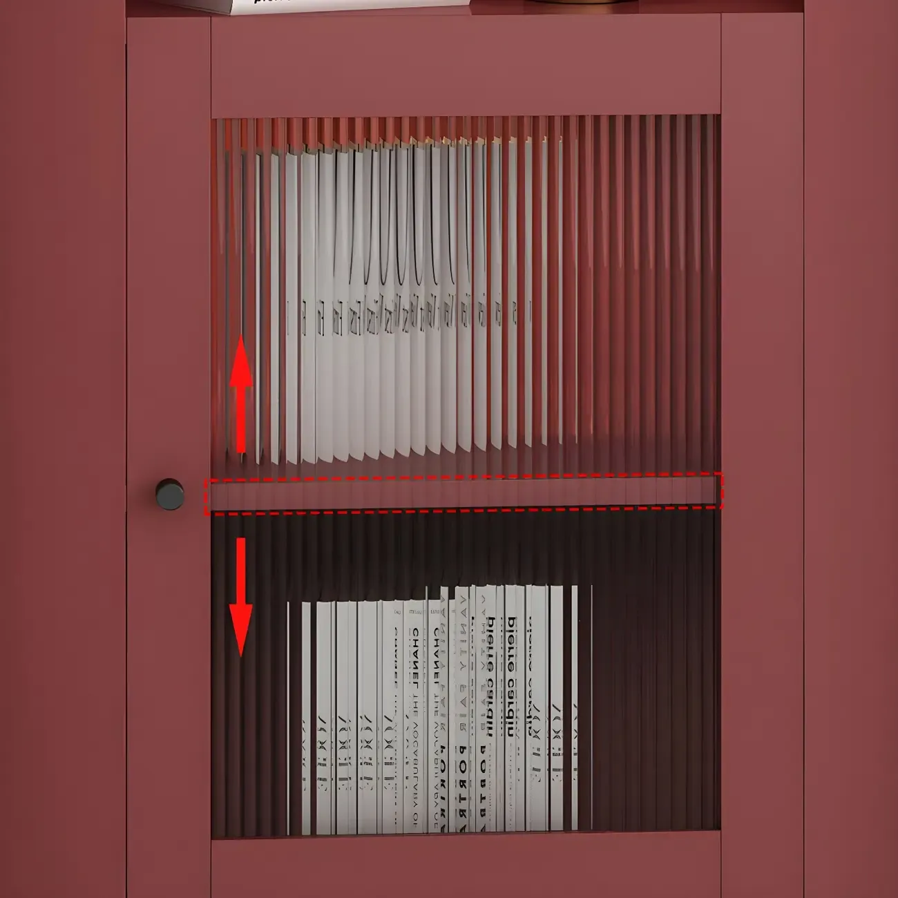 Modern Wooden Corner Display Cabinet with Glass Doors for Home Image - 16