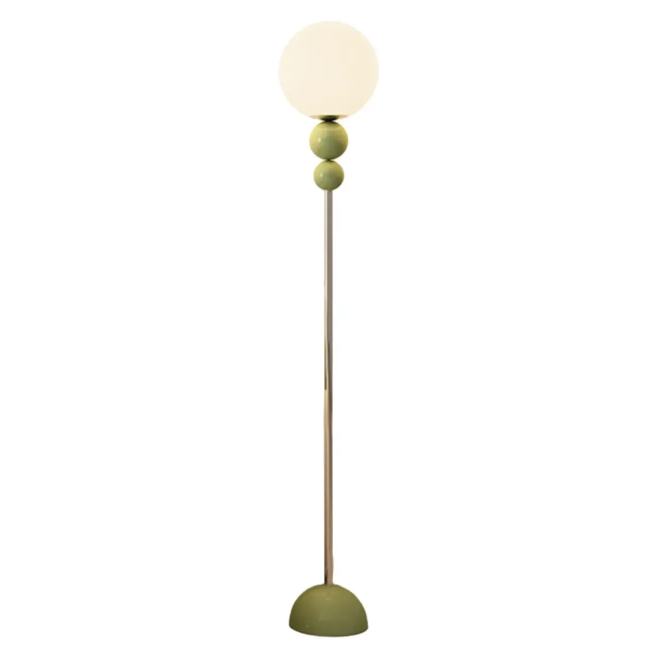 Adjustable Floor Lamp with Globe Shade for Living Room Image - 8