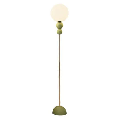  Adjustable Floor Lamp with Globe Shade for Living Room Image - 8