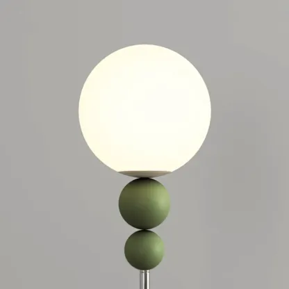  Adjustable Floor Lamp with Globe Shade for Living Room Image - 9