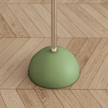  Adjustable Floor Lamp with Globe Shade for Living Room Image - 10
