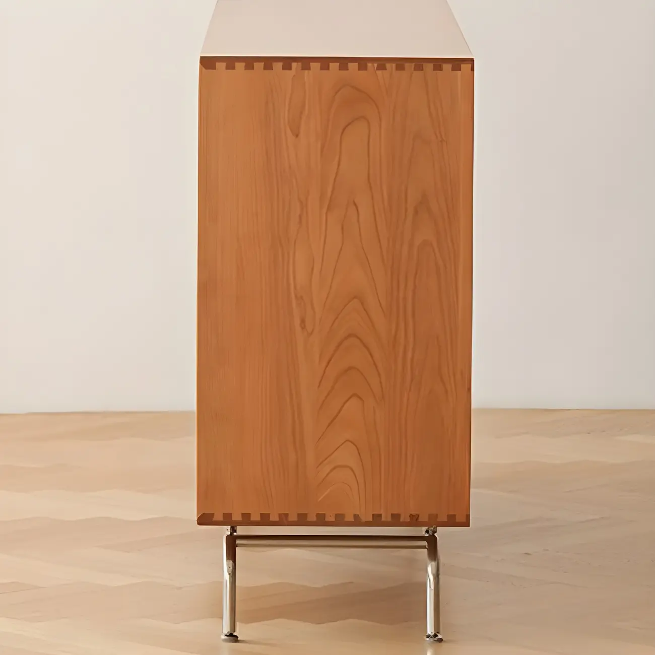 Wooden Glass Display Cabinet for Modern Living Room Image - 7 | homeyfad