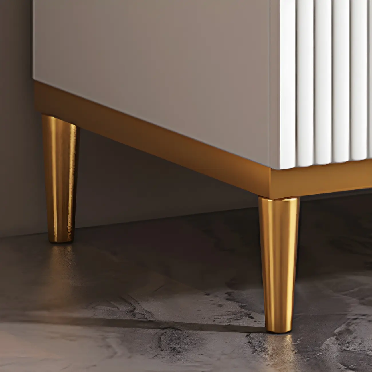 Classic Glass Display Cabinet with Gold Accents for Modern Home Image - 16 | homeyfad