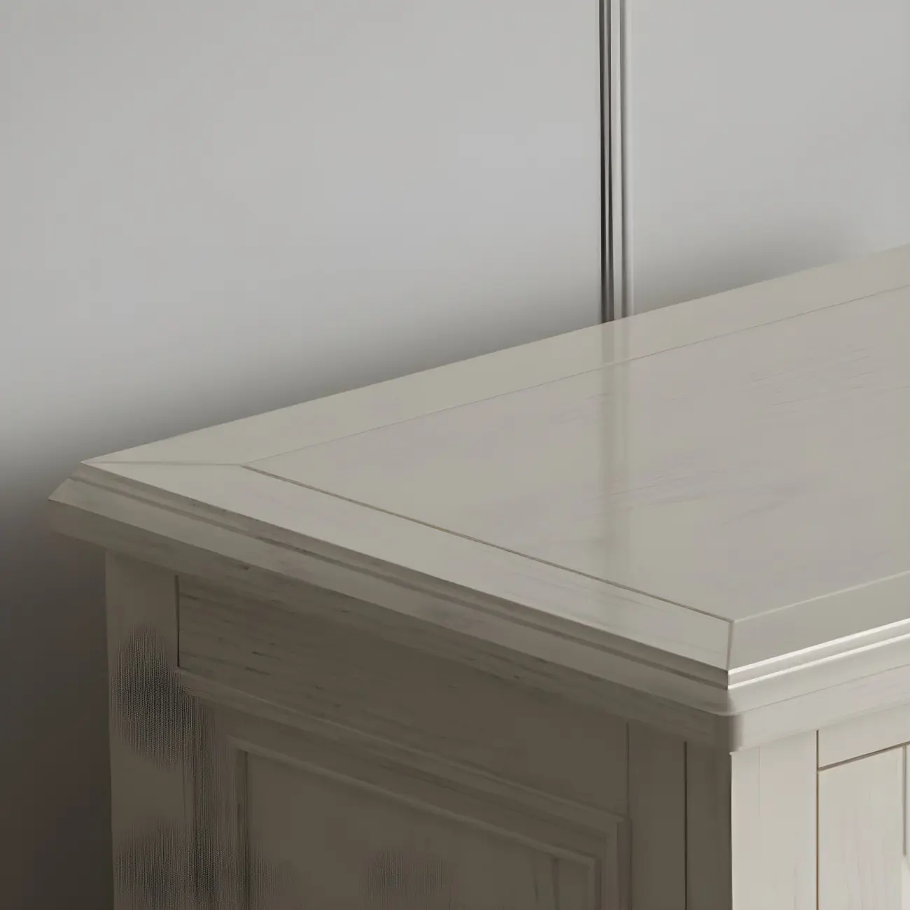 Elegant White Wooden Tall Cabinet with Glass Doors for Home Image - 9 | homeyfad