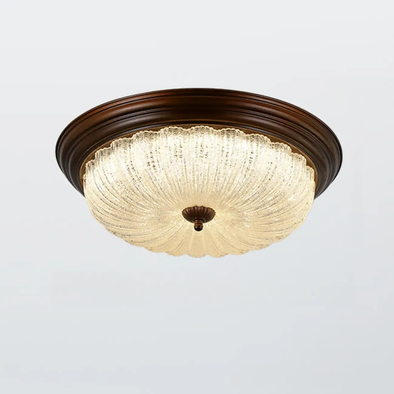 Dimmable Barn LED Flush Ceiling Light for Bedroom Use Image - 5