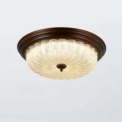 Dimmable Barn LED Flush Ceiling Light for Bedroom Use Image - 5