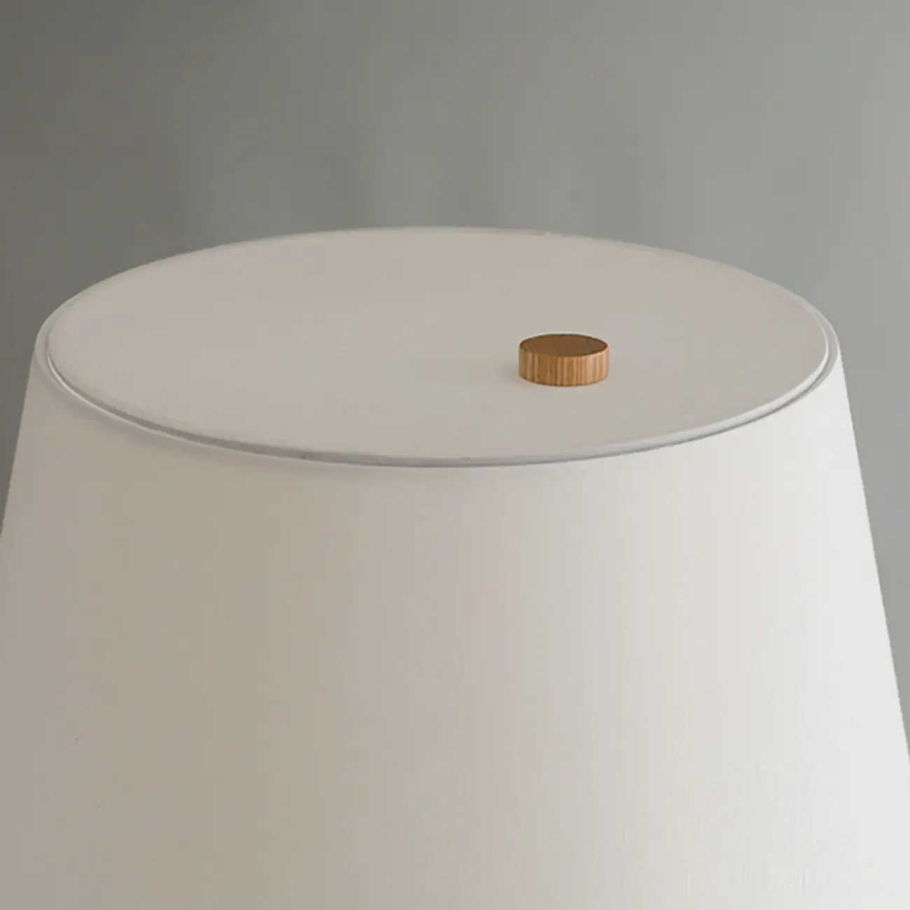 Natural Wooden White Table Lamp for Living Room Image - 11