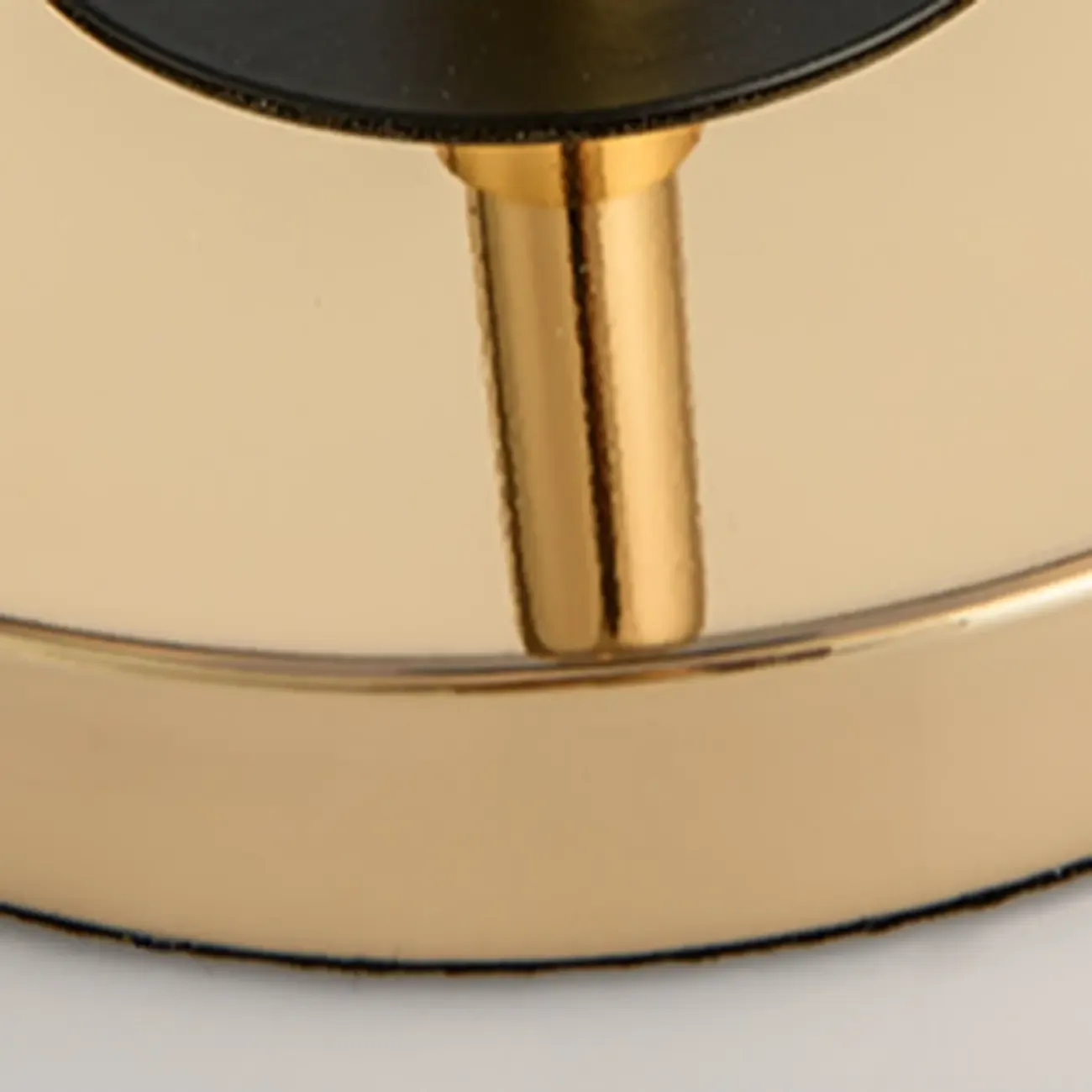 Gold Geometric Bedside Lamp with Pull Chain Switch Image - 12