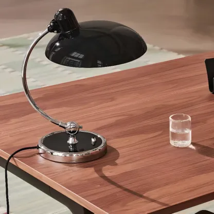 Silver Dome Arc Table Lamp Plug-in Electric for Living Room Image - 2