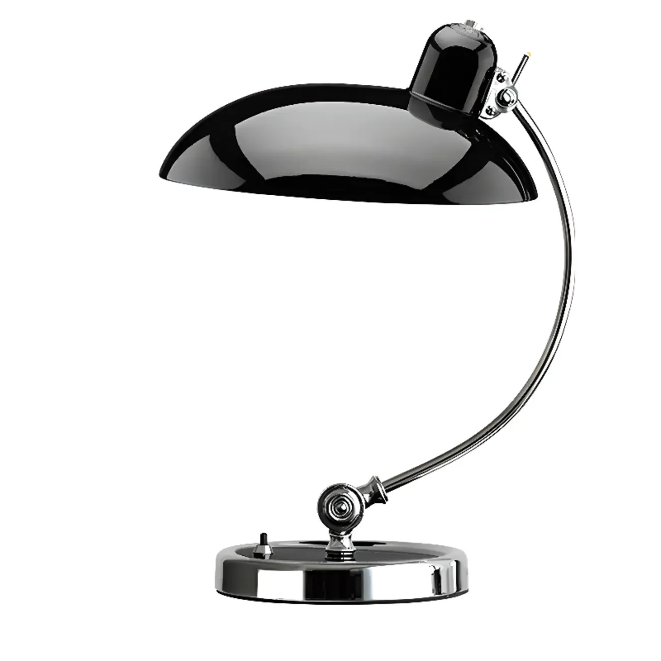 Silver Dome Arc Table Lamp Plug-in Electric for Living Room Image - 9