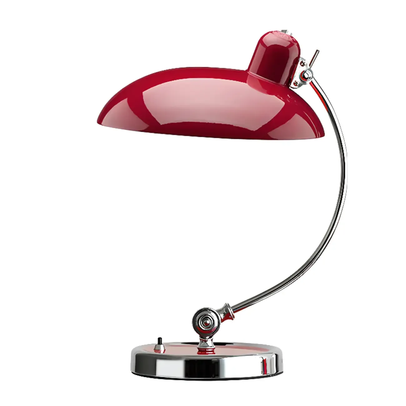 Silver Dome Arc Table Lamp Plug-in Electric for Living Room Image - 10