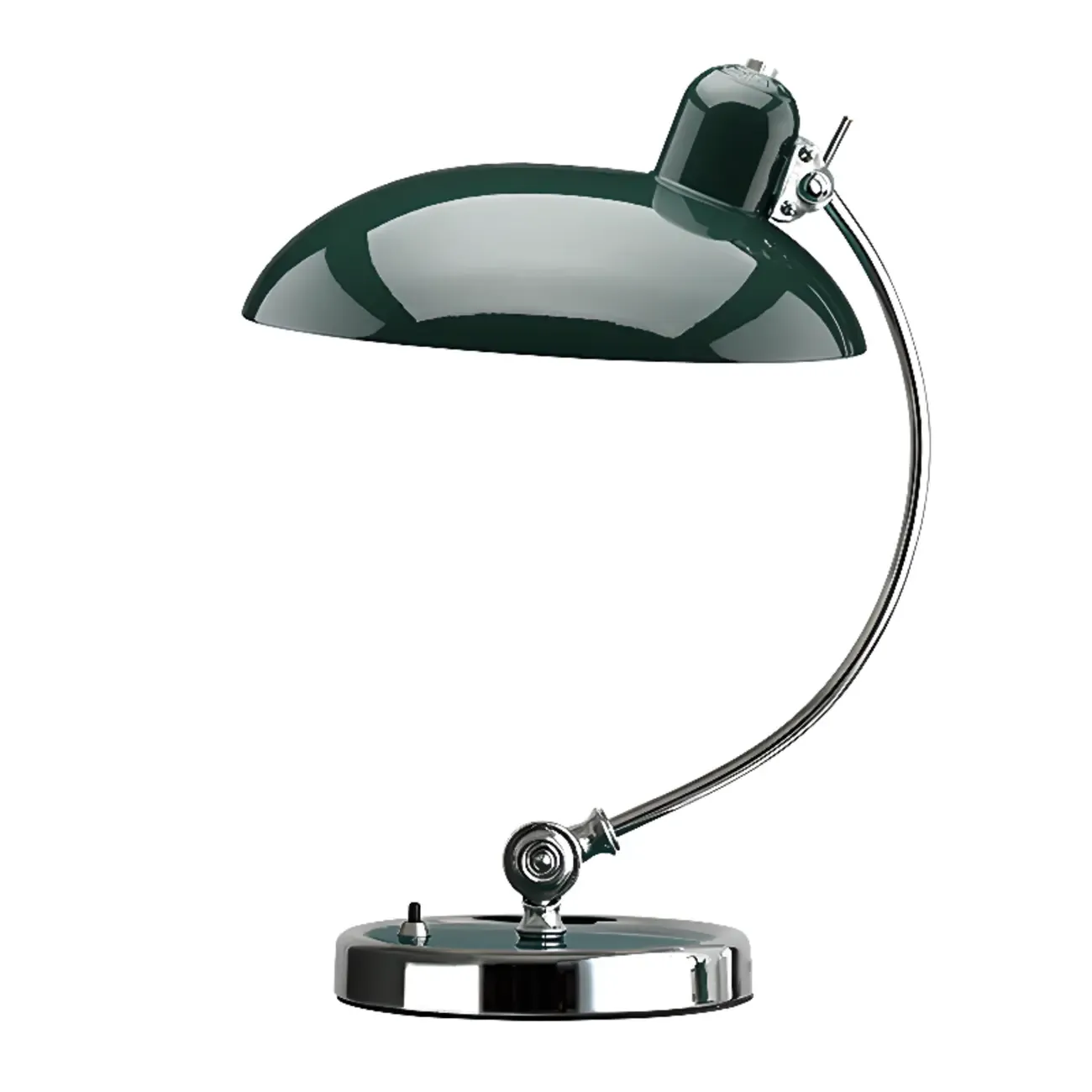 Silver Dome Arc Table Lamp Plug-in Electric for Living Room Image - 11