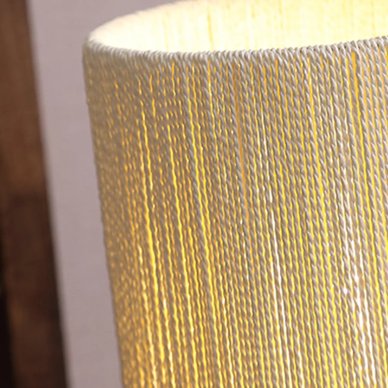 Beige Shade Wooden Base Table Lamp Plug-in for Residential Image - 10 | homeyfad