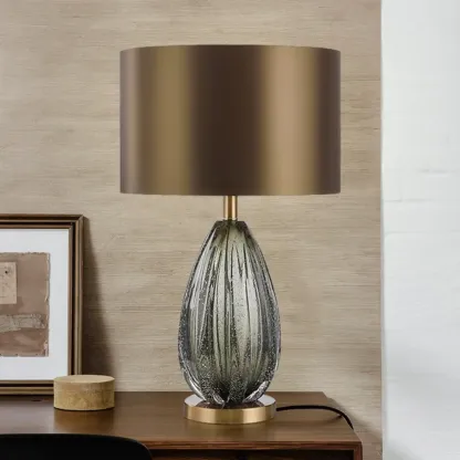 Modern Geometric Crystal Table Lamp for Residential Image - 4