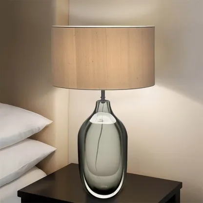 Modern Geometric Crystal Table Lamp for Residential Image - 3