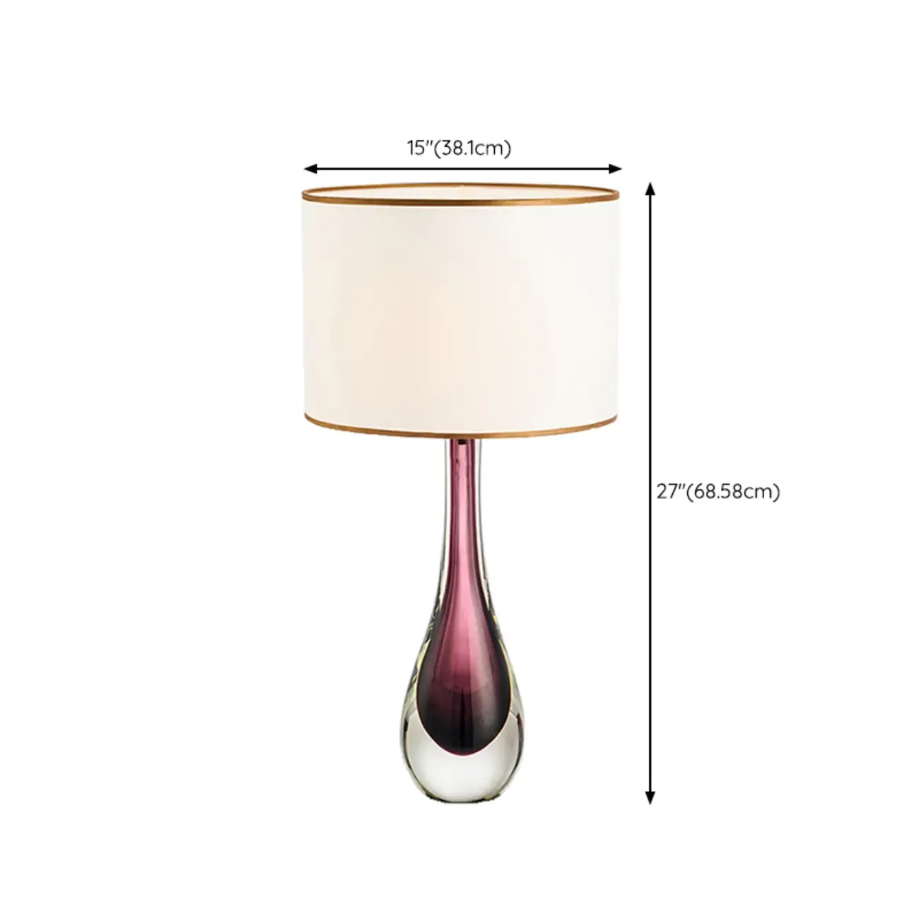 Modern Geometric Crystal Table Lamp for Residential Image - 13