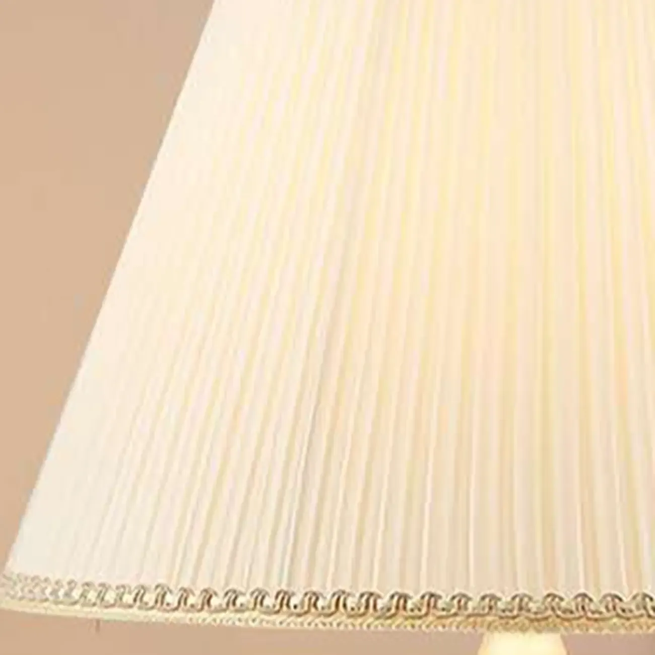 White Floral Carvings Ceramic Table Lamp for Residential Image - 9