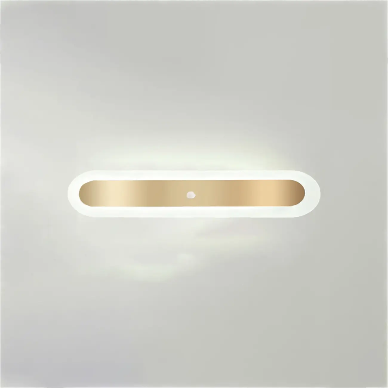 Geometric Gold LED Flush Ceiling Light for Living Room  Image - 9 | homeyfad