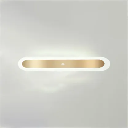 Geometric Gold LED Flush Ceiling Light for Living Room  Image - 11