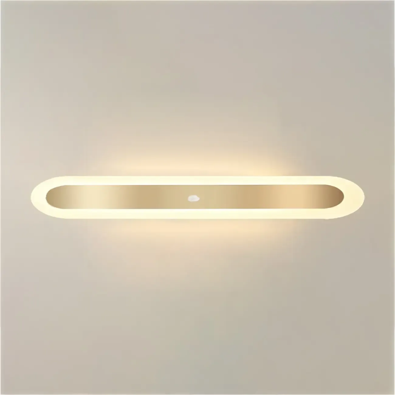 Geometric Gold LED Flush Ceiling Light for Living Room  Image - 12