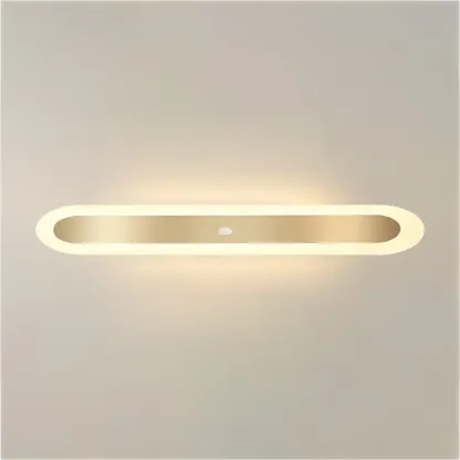 Geometric Gold LED Flush Ceiling Light for Living Room  Image - 12