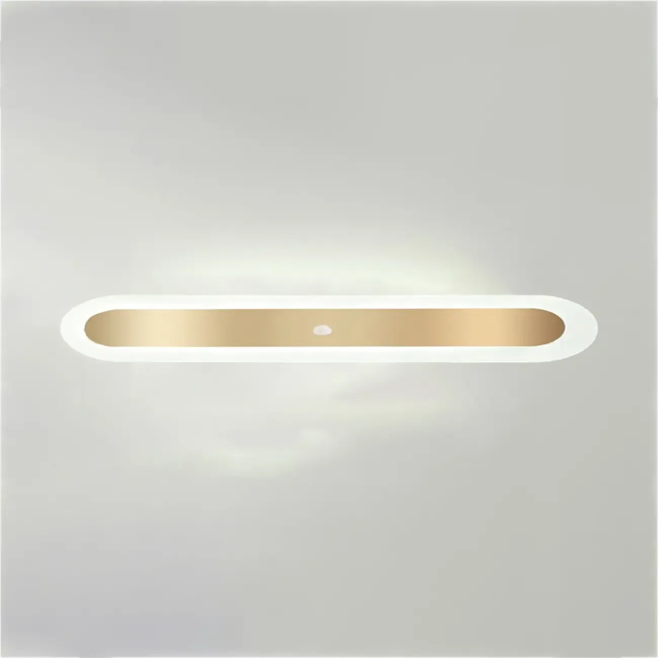 Geometric Gold LED Flush Ceiling Light for Living Room  Image - 13