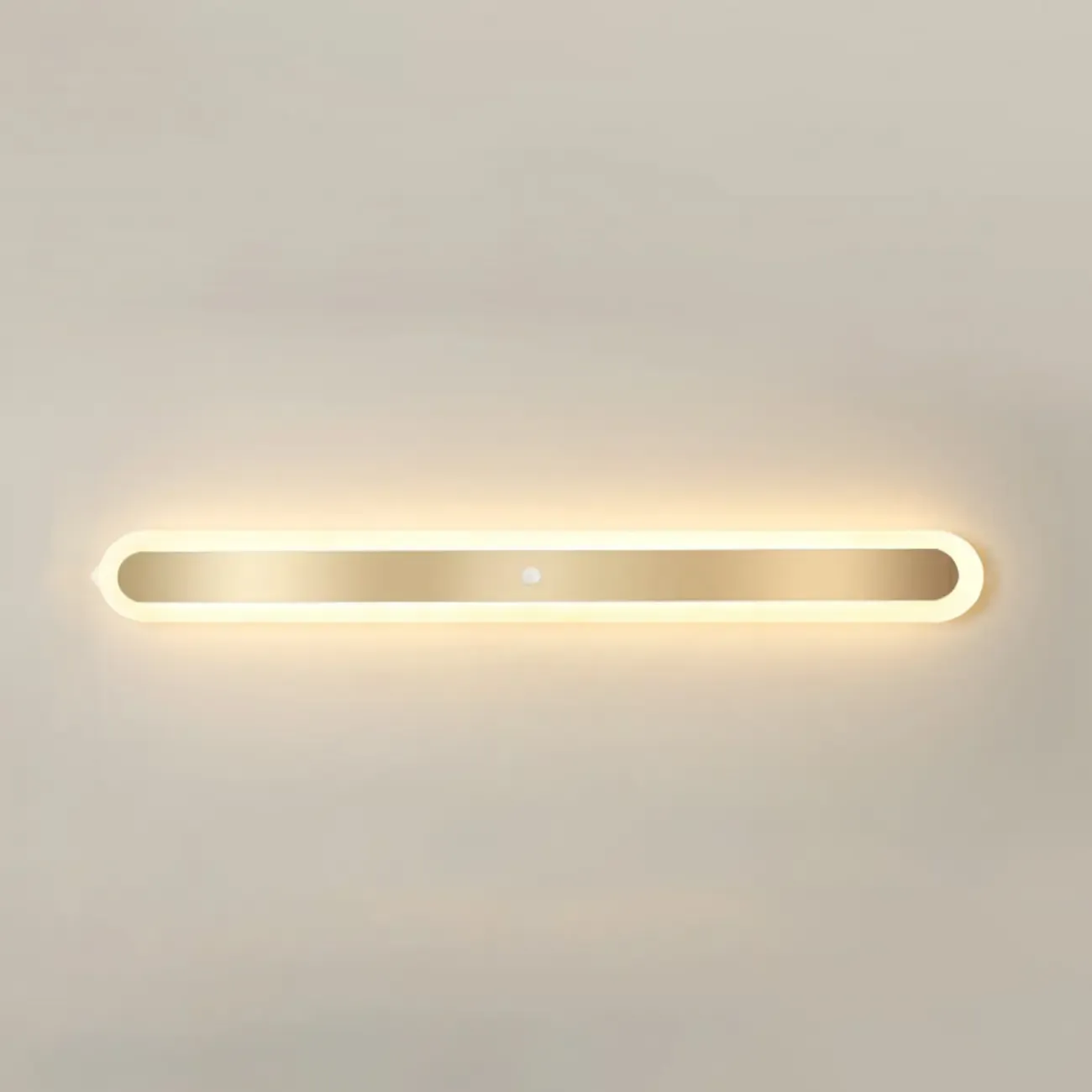 Geometric Gold LED Flush Ceiling Light for Living Room  Image - 14