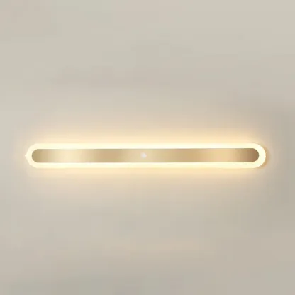 Geometric Gold LED Flush Ceiling Light for Living Room  Image - 14