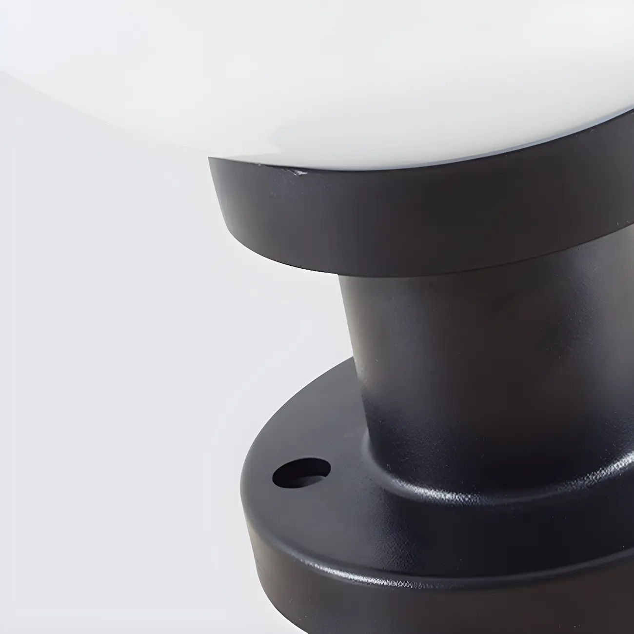 Classic Globe LED Table Lamp with White Shade for Garden Image - 11 | homeyfad