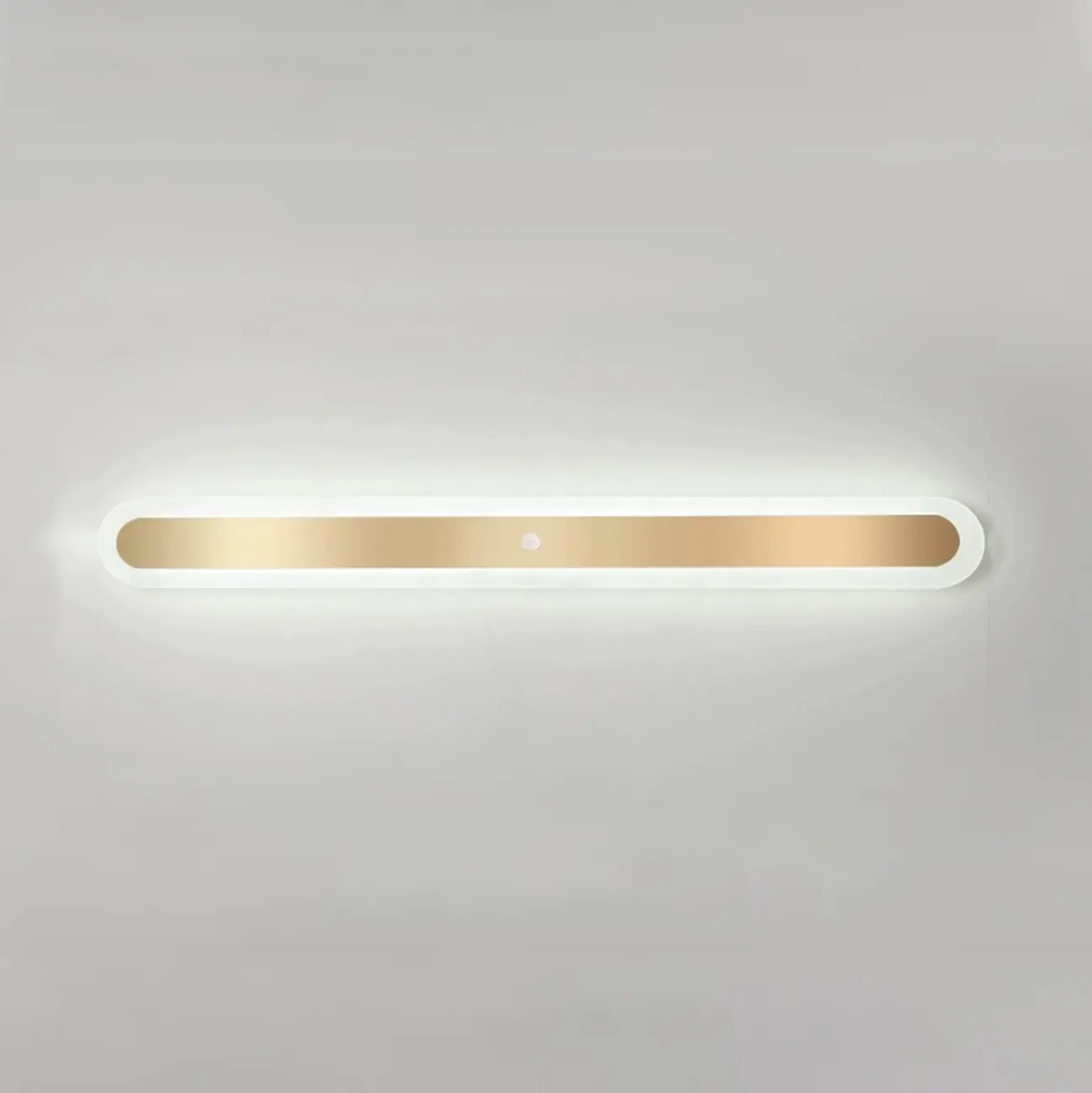 Geometric Gold LED Flush Ceiling Light for Living Room  Image - 15 | homeyfad