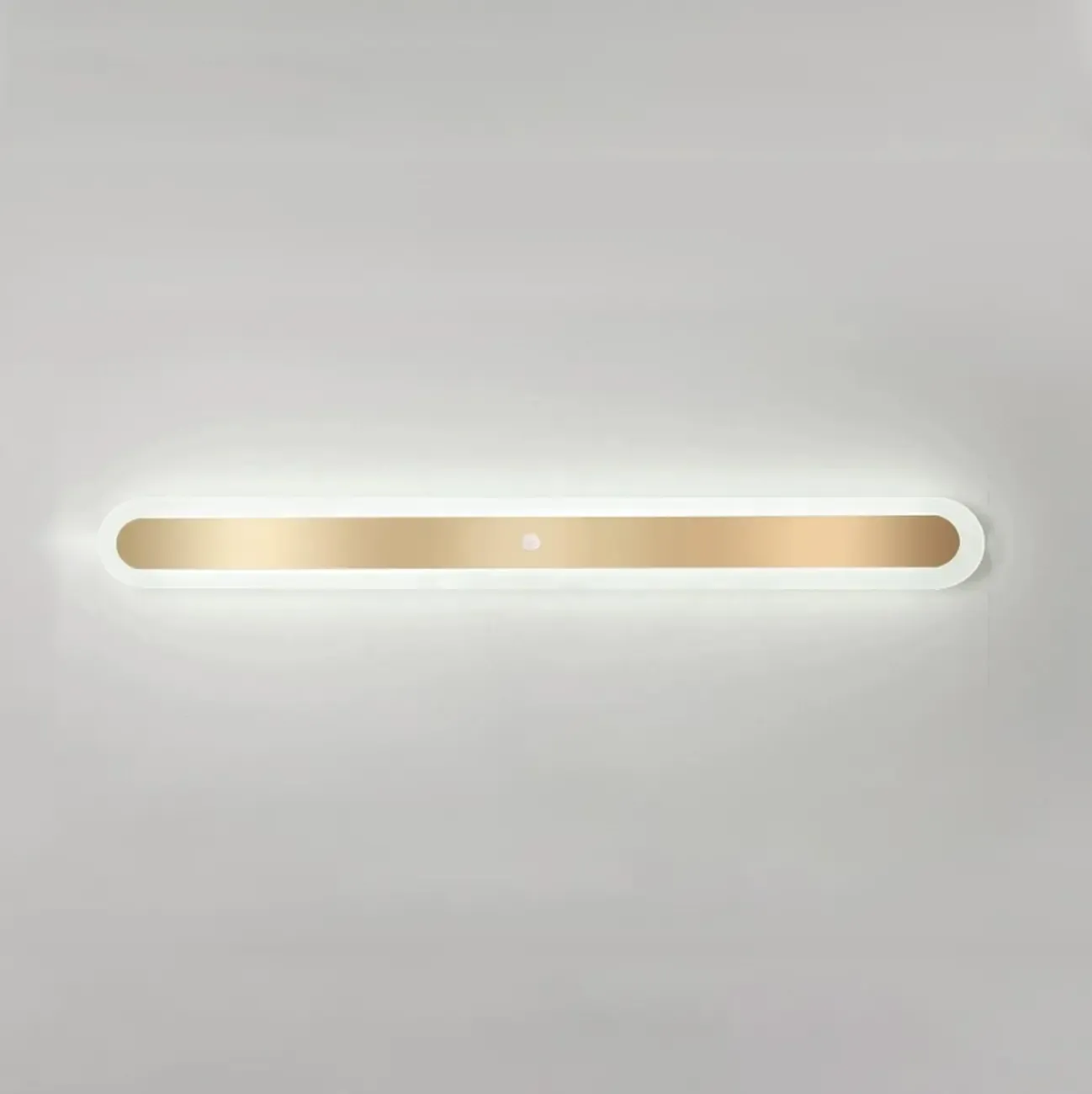 Geometric Gold LED Flush Ceiling Light for Living Room  Image - 15